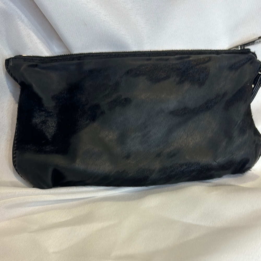 Michael Kors Black Clutch leather - faux fur - Picture 3 of 5
